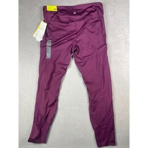 All in Motion Sculpted Streamline High-Rise 7/8 Leggings Plum Purple XL NWT